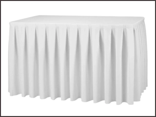 Rautová sukně Rodos-výška 73cm, délka 400cm - bílá